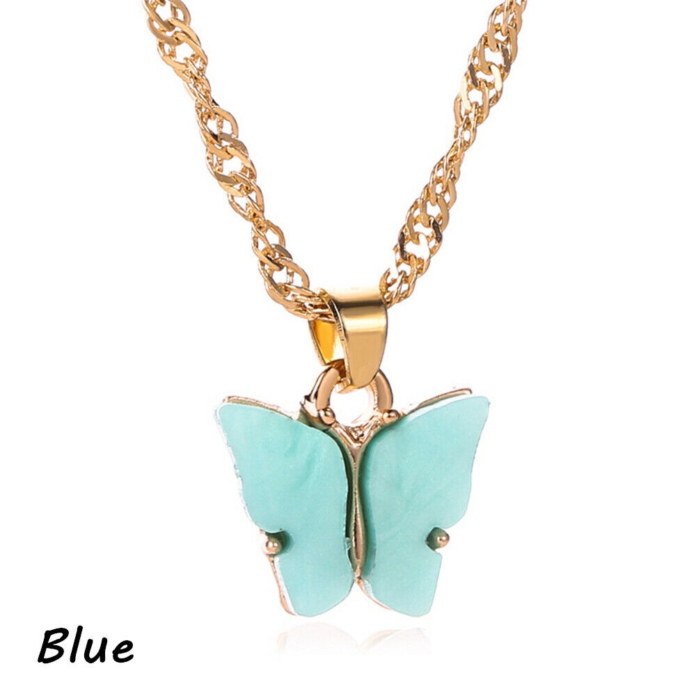 Golden / Silver Never Fade Butterfly Necklace