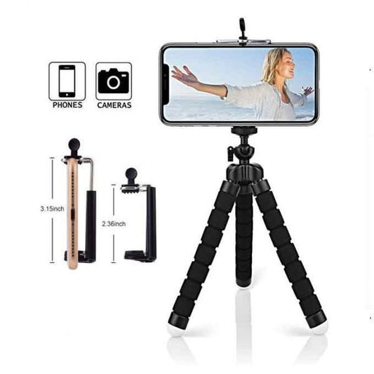 Mini Cell Phone Flexible Tripod Holder