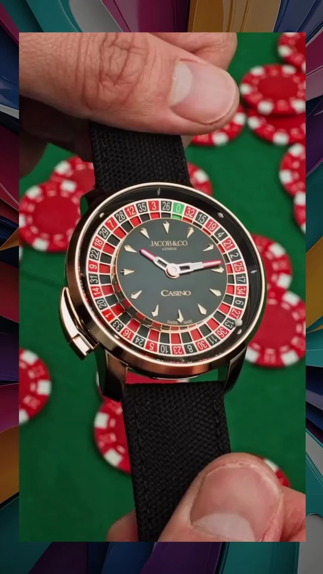 JC casino watch for mens