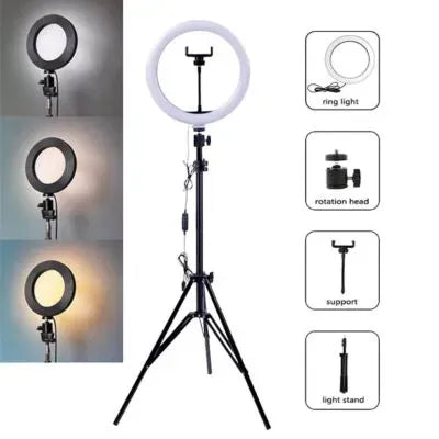 LED Ring Light 26cm + Tripod