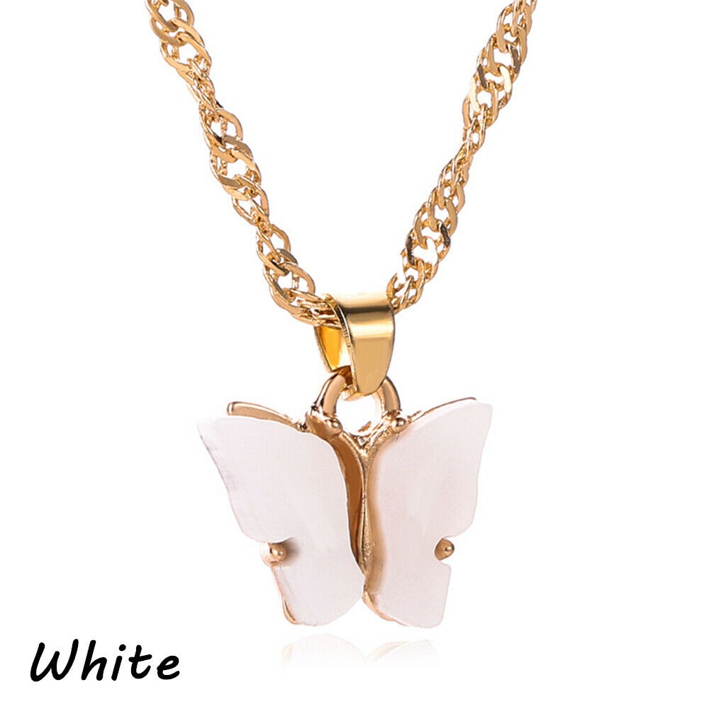 Golden / Silver Never Fade Butterfly Necklace