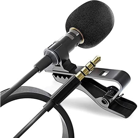 Mini Lavalier Clip-On Microphone