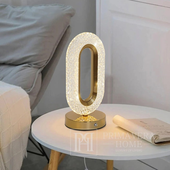 Crystal Oval Shape Lamp