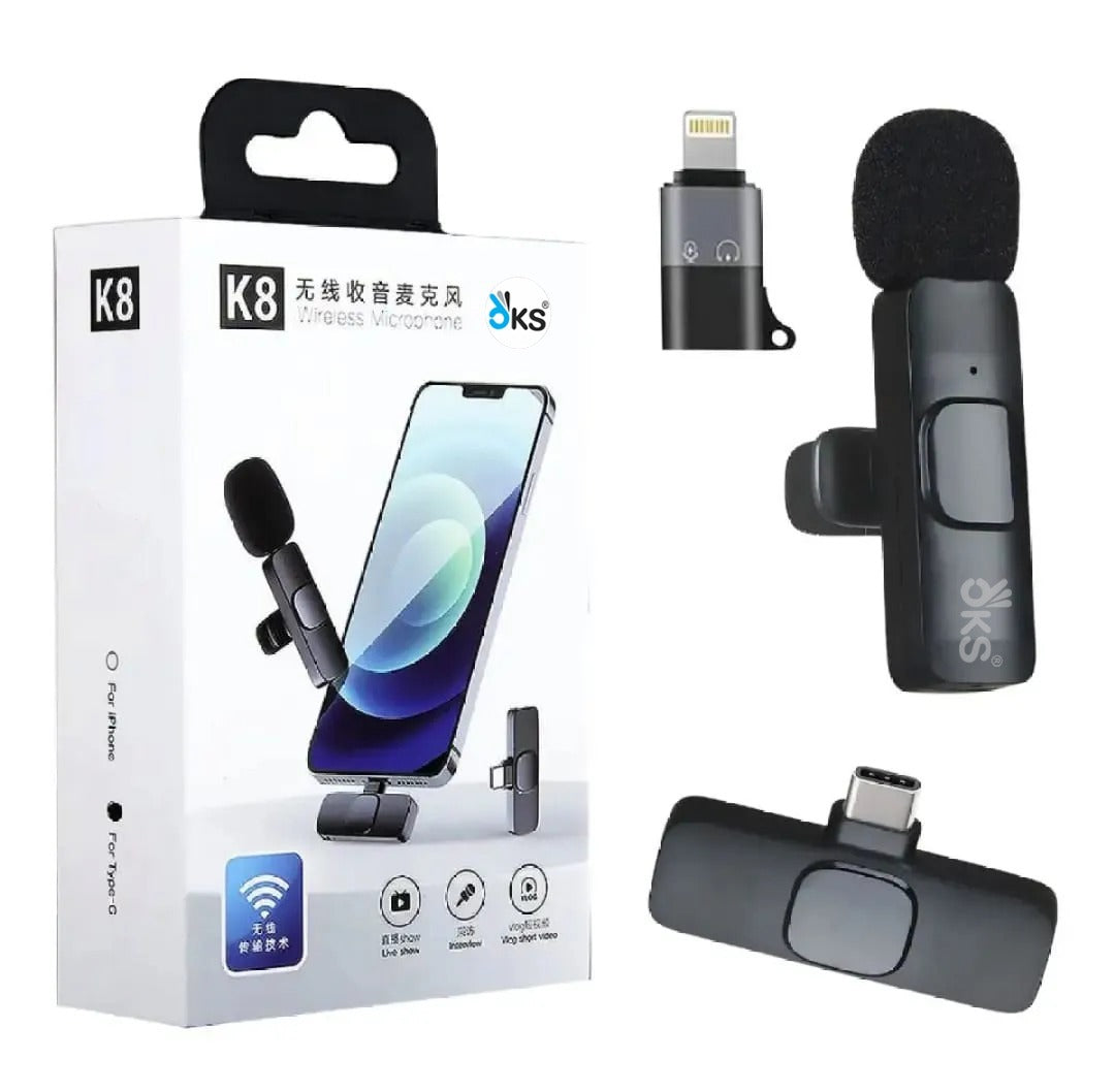 New K8 Type C Wireless Microphone