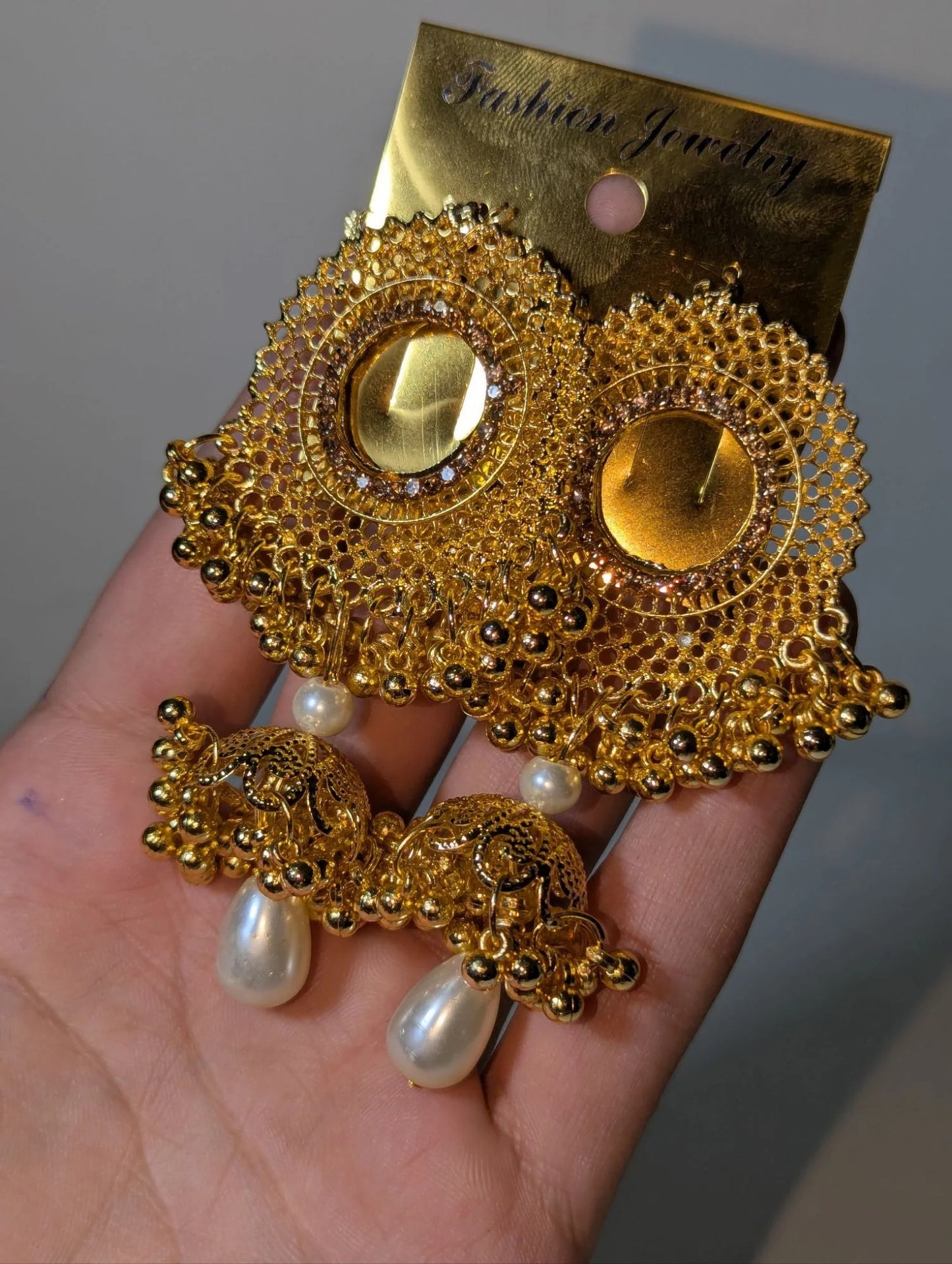 Jhumka earing For Girls Traditional Sterling Silver Round Long Dangle