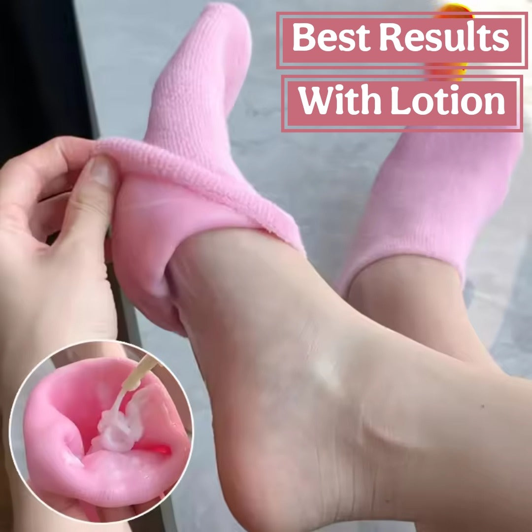 Silicone Gel Heel Pad Socks